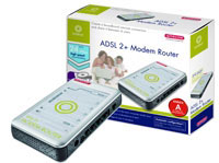 Sitecom Router ADSL 2+w/4p switch f/anal (DC-224)
